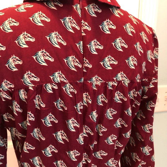 Forever 21 Horse Print LS Romper Sz S Super Cute - Picture 6 of 9